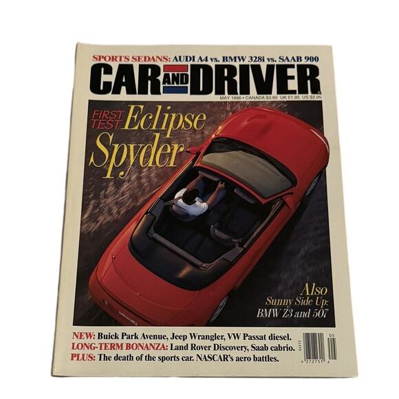 Car and Driver Magazine VTG 1996 February May June July Corvette Cobra Lexus - Picture 3 of 9